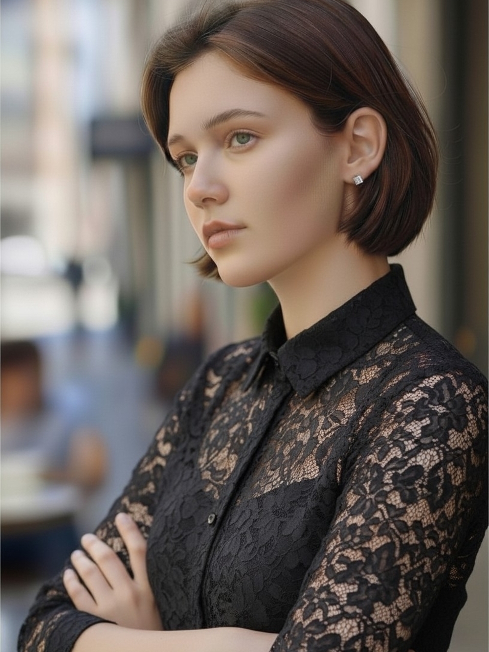 Brilliant Moissante Princess Cut Studs Set In Solid Sterling Silver.